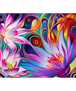 Flower Abstract 5D Diamond Embroidery